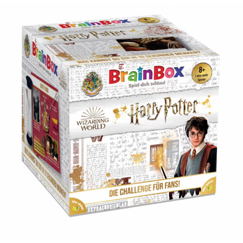 Die Schachtel des BrainBox Spiels ist hübsch illustriert und erklärt den Inhalt und das Spiel.