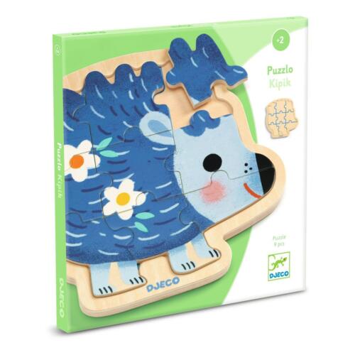 Die hübsch gestaltete Verpackung des Puzzle Igel mit Informationen über das Spiel.