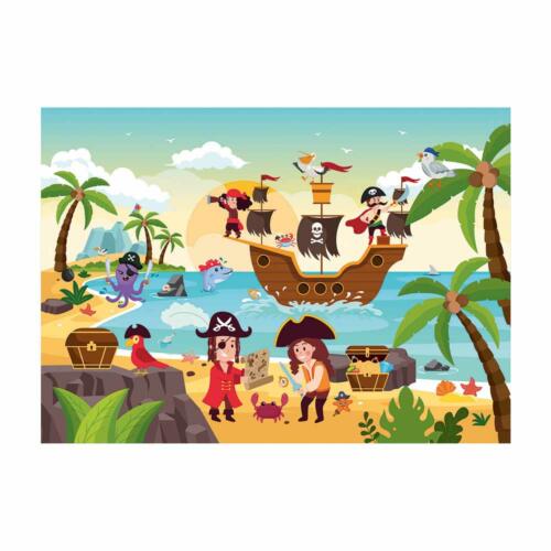 Das Piratenmotiv des Kinderpuzzle der französischen Marke Calypto.